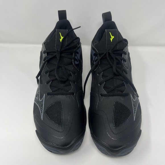 Mizuno Wave Momentum 3 Mens Volleyball Shoes Black V1GB231253 Size 14 - Picture 2 of 7